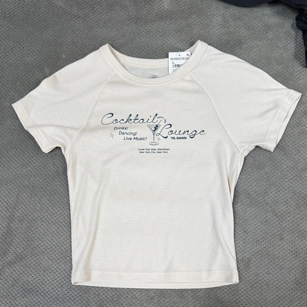 PacSun Cream Graphic Tee